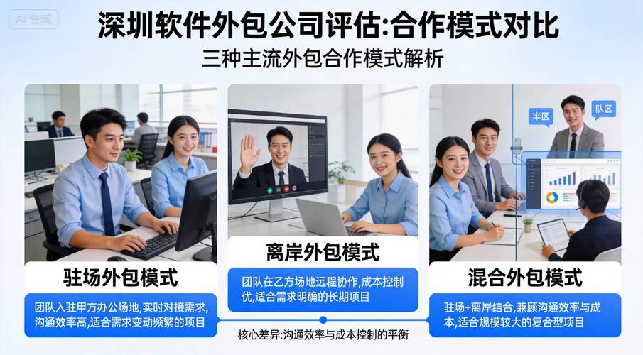 深圳軟件外包公司評測:五家服務商模式口碑對比