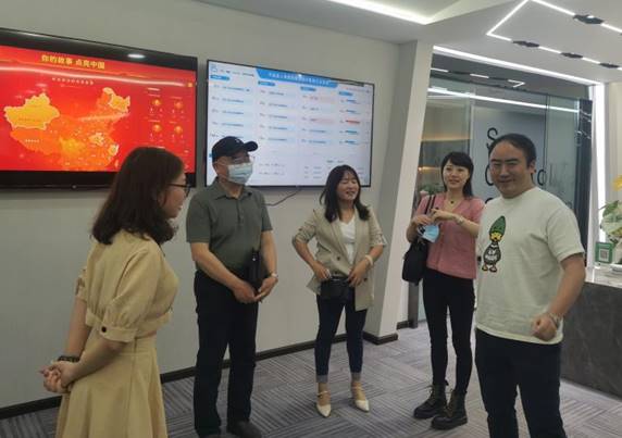 計算機學院走訪四川蔚徠已徠科技 共探科技企業孵化新路徑